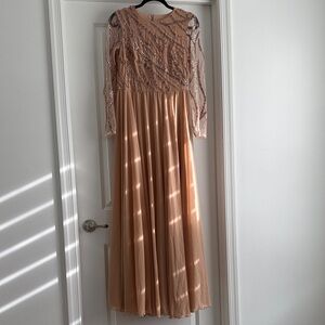 Glamorous Long Sleeve Sequin Dress